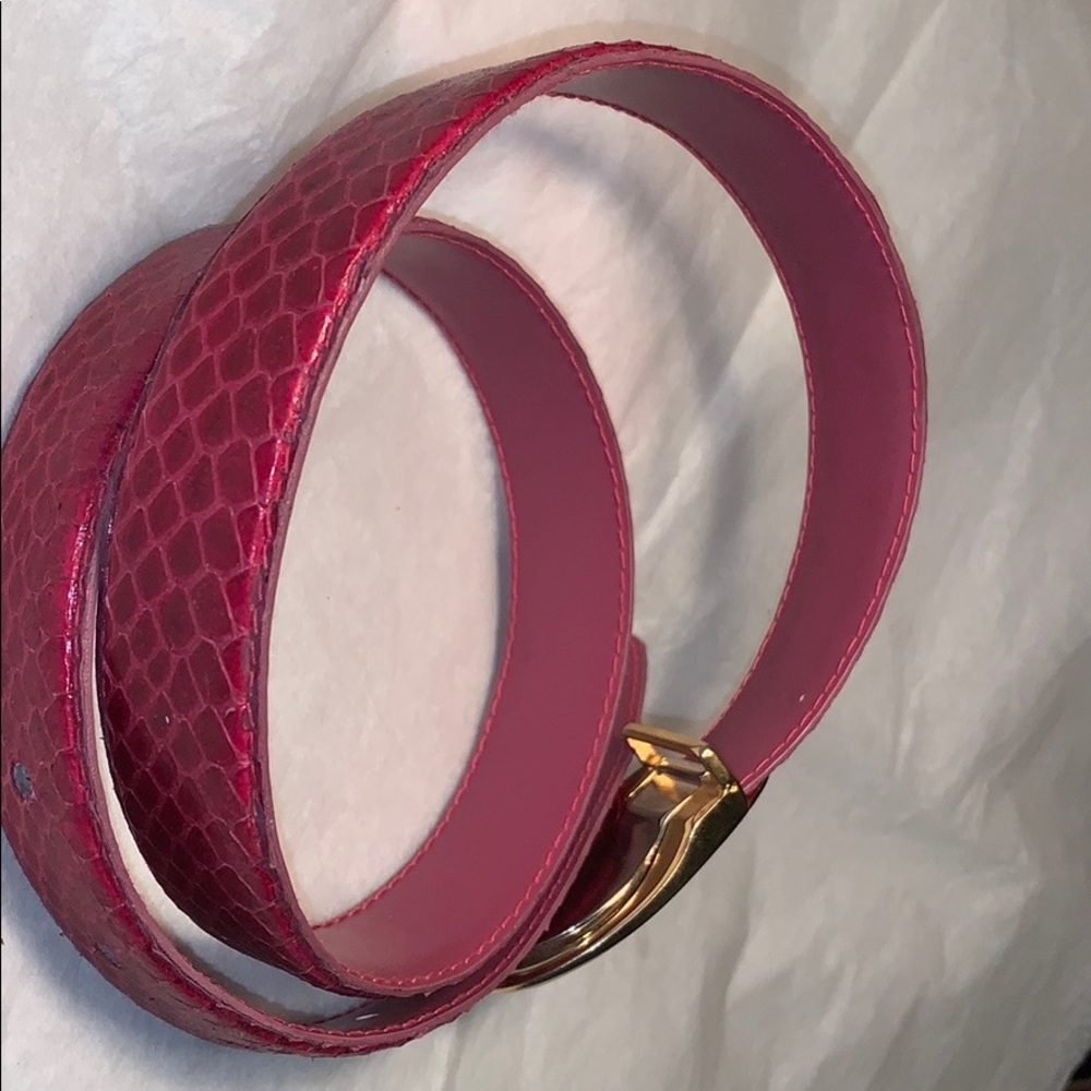 Genuine Snake skin removable buckle sleek classic - Picture 15 of 16